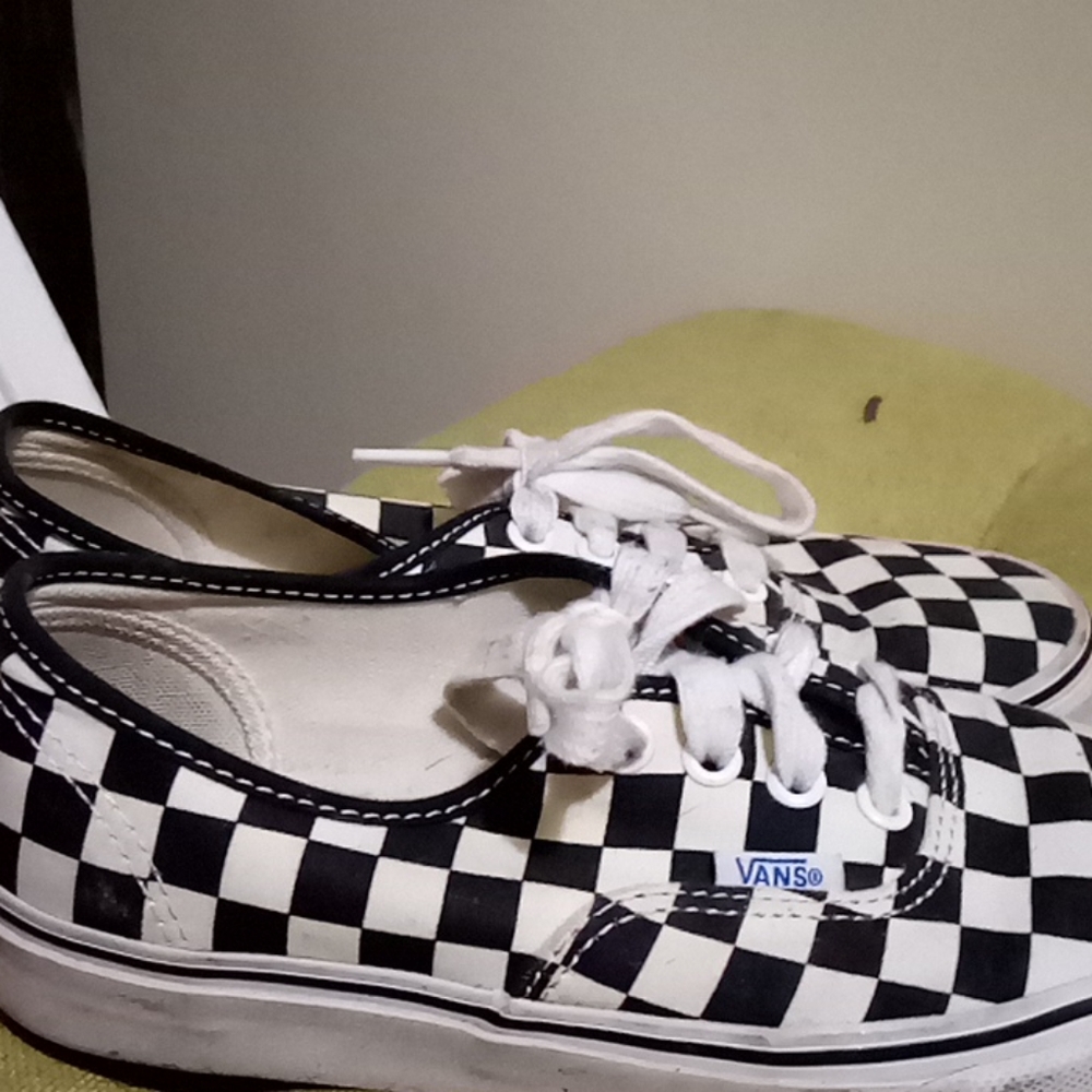 Checkered vans